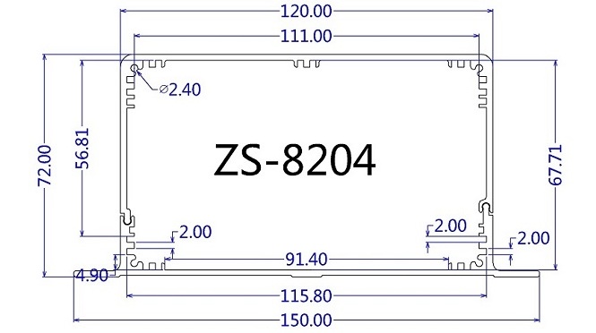 8204挤压铝型材仪表外壳电源保护铝壳.jpg