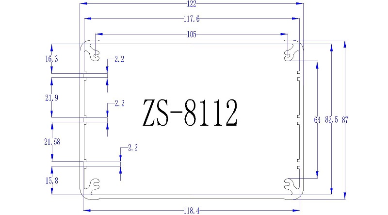 8112光源控制器铝外壳模拟控制器铝壳体.jpg